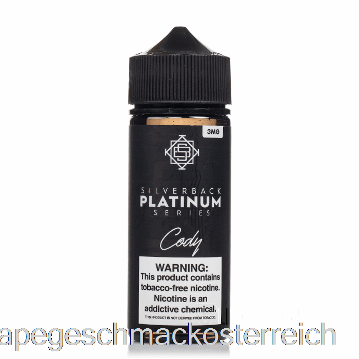 Cody – Silverback Platinum Series – 120 Ml, 3 Mg Vape-Geschmack